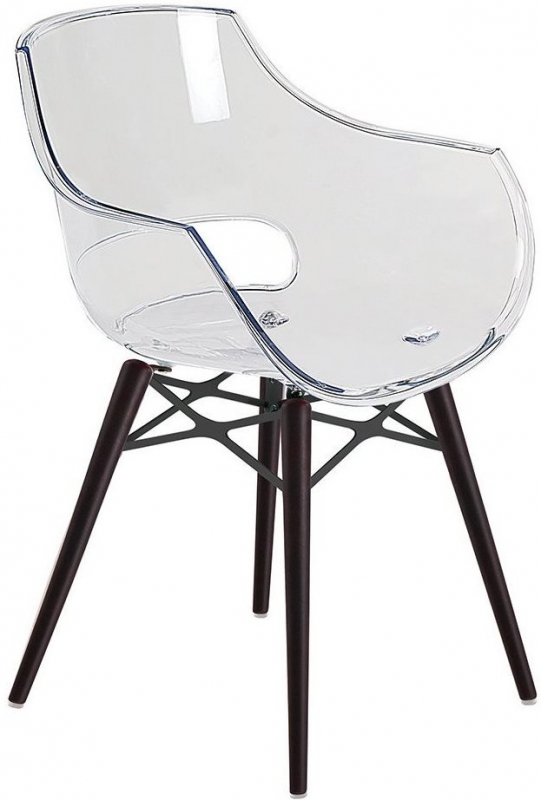 Кресло прозрачное Opal Wox Beech