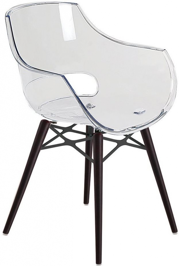 Кресло прозрачное Opal Wox Beech