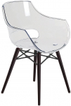 Кресло прозрачное Opal Wox Beech