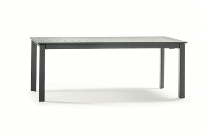 Стол металлический раздвижной Grattoni Panarea алюминий антрацит Фото 9