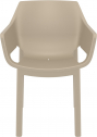 Кресло пластиковое Siesta Contract Dora стеклопластик, полипропилен бежевый Фото 10
