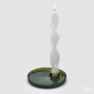 Подсвечник EDG Candle Holder стекло зеленый Фото 1