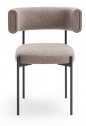 Кресло с обивкой MIDJ Amelie P M TS сталь, ткань Фото 6