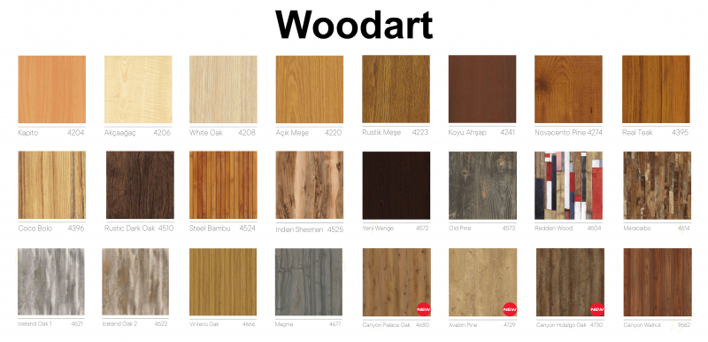 Столешница квадратная Werzalit Woodart