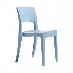 Стул пластиковый Scab Design Isy Technopolymer стеклопластик голубой Фото 1