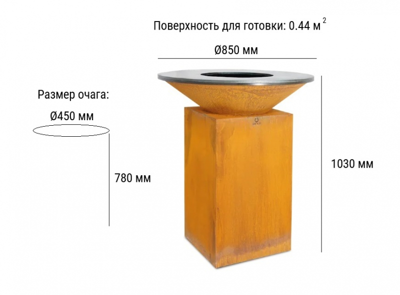 Очаг гриль