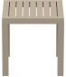 Столик пластиковый для лежака Siesta Contract Ocean Side Table пластик бежевый Фото 6