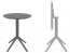 Стол пластиковый складной Siesta Contract Sky Folding Table Ø60 сталь, пластик темно-серый Фото 1