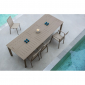 Стол металлический раздвижной Garden Relax Konnor алюминий тортора Фото 16