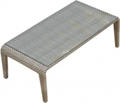 Столик плетеный со стеклом журнальный Journey Столик плетеный со стеклом журнальный Journey