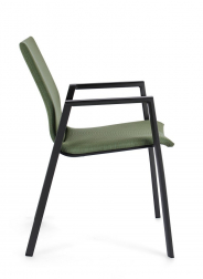 Кресло металлическое с обивкой-thumbs-Фото4