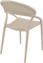 Кресло пластиковое Siesta Contract Sunset стеклопластик бежевый Фото 6