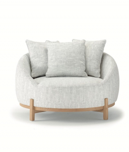 Комплект мягкой мебели Grattoni Mone тик, алюминий, олефин тик, бежевый Фото 7