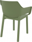 Кресло пластиковое Siesta Contract Dora стеклопластик, полипропилен оливковый Фото 7