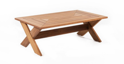 Столик деревянный кофейный WArt Cross OS ироко Фото 4