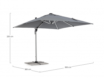 Зонт садовый с подсветкой 3х3 м-thumbs-Фото3