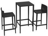 Комплект полубарной мебели Vondom Spritz Basic полипропилен, стекловолокно черный Фото 4