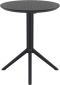Стол пластиковый складной Siesta Contract Sky Folding Table Ø60 сталь, пластик черный Фото 16