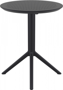 Стол пластиковый складной Siesta Contract Sky Folding Table Ø60 сталь, пластик черный Фото 16