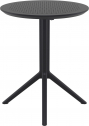 Стол пластиковый складной Siesta Contract Sky Folding Table Ø60 сталь, пластик черный Фото 16