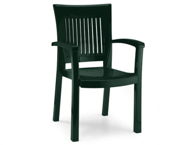 Кресло пластиковое SCAB GIARDINO Top Monobloc пластик зеленый Фото 1
