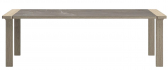 Стол обеденный каменный SNOC Elythia Ash тик, камень пепельный Фото 1