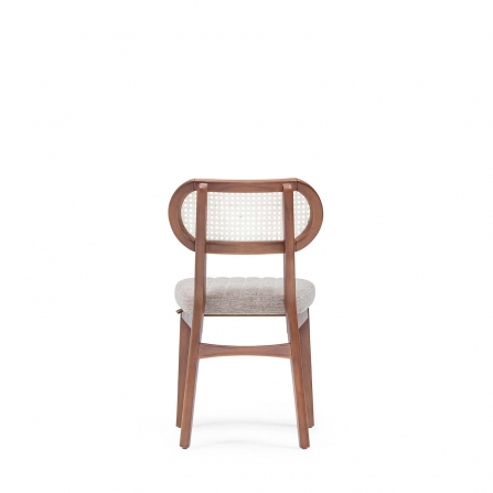 Стул деревянный с обивкой Iglo Wicker