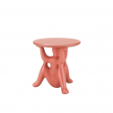 Столик пластиковый кофейный Qeeboo Helpyourself полиэтилен терракотовый Фото 4