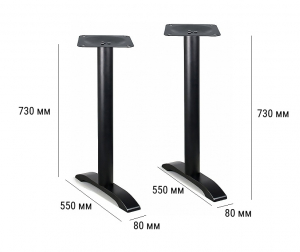 Подстолье металлическое двойное-thumbs-Фото3