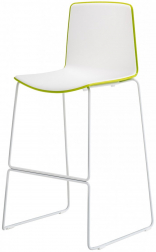 Стул пластиковый барный на полозьях-thumbs-Фото1