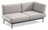 Диван металлический с левым подлокотником Gaber Solaya 7 алюминий, сталь, технополимер, ткань Фото 1
