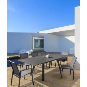 Стол раздвижной Garden Relax Klayton алюминий антрацит Фото 10