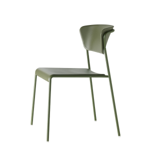 Стул пластиковый Scab Design Lisa Technopolymer Go Green сталь, технополимер оливковый Фото 4
