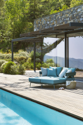 Лежак с левым подлокотником Aikana