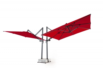 Зонт профессиональный двухкупольный 7.5х3 м THEUMBRELA SEMSIYE EVI Banana Plus Double алюминий, акрил Фото 28