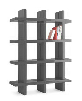 Стеллаж книжный пластиковый Mybook 3х4 Standard