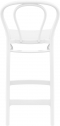 Стул пластиковый полубарный Siesta Contract Victor Bar 65 стеклопластик белый Фото 9