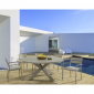 Кресло металлическое Garden Relax Skipper алюминий серый Фото 6