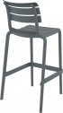 Стул пластиковый барный Siesta Contract Helen Bar 75 стеклопластик темно-серый Фото 7