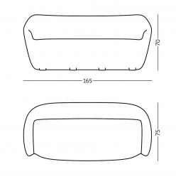 Диван пластиковый двухместный-thumbs-Фото3
