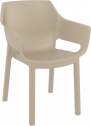 Кресло пластиковое Siesta Contract Dora стеклопластик, полипропилен бежевый Фото 1