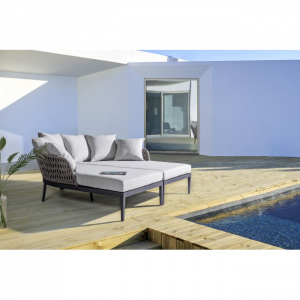 Комплект мебели Garden Relax Pelican алюминий/искусственный ротанг антрацит/серый Фото 10
