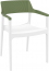 Кресло пластиковое Siesta Contract Tulum стеклопластик, полипропилен белый, оливковый Фото 4