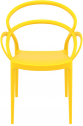 Кресло пластиковое Siesta Contract Mila стеклопластик желтый Фото 5