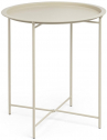 Столик металлический кофейный Garden Relax Austin сталь кремовый Фото 1