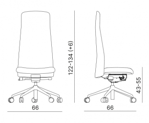 Кресло офисное на колесах-thumbs-Фото3