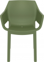 Кресло пластиковое Siesta Contract Dora стеклопластик, полипропилен оливковый Фото 6