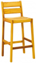 Стул деревянный барный Tagliamento Mindos ироко Фото 5