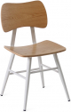 Стул деревянный Fenny Day 741 сталь, фанера дуба белый, бежевый Фото 4