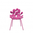 Комплект пластиковых стульев Qeeboo Filicudi Set 2 металл, полиэтилен ярко-розовый Фото 4